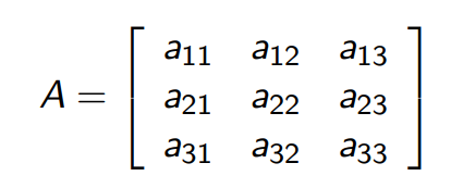 DenotedMatrixNotation