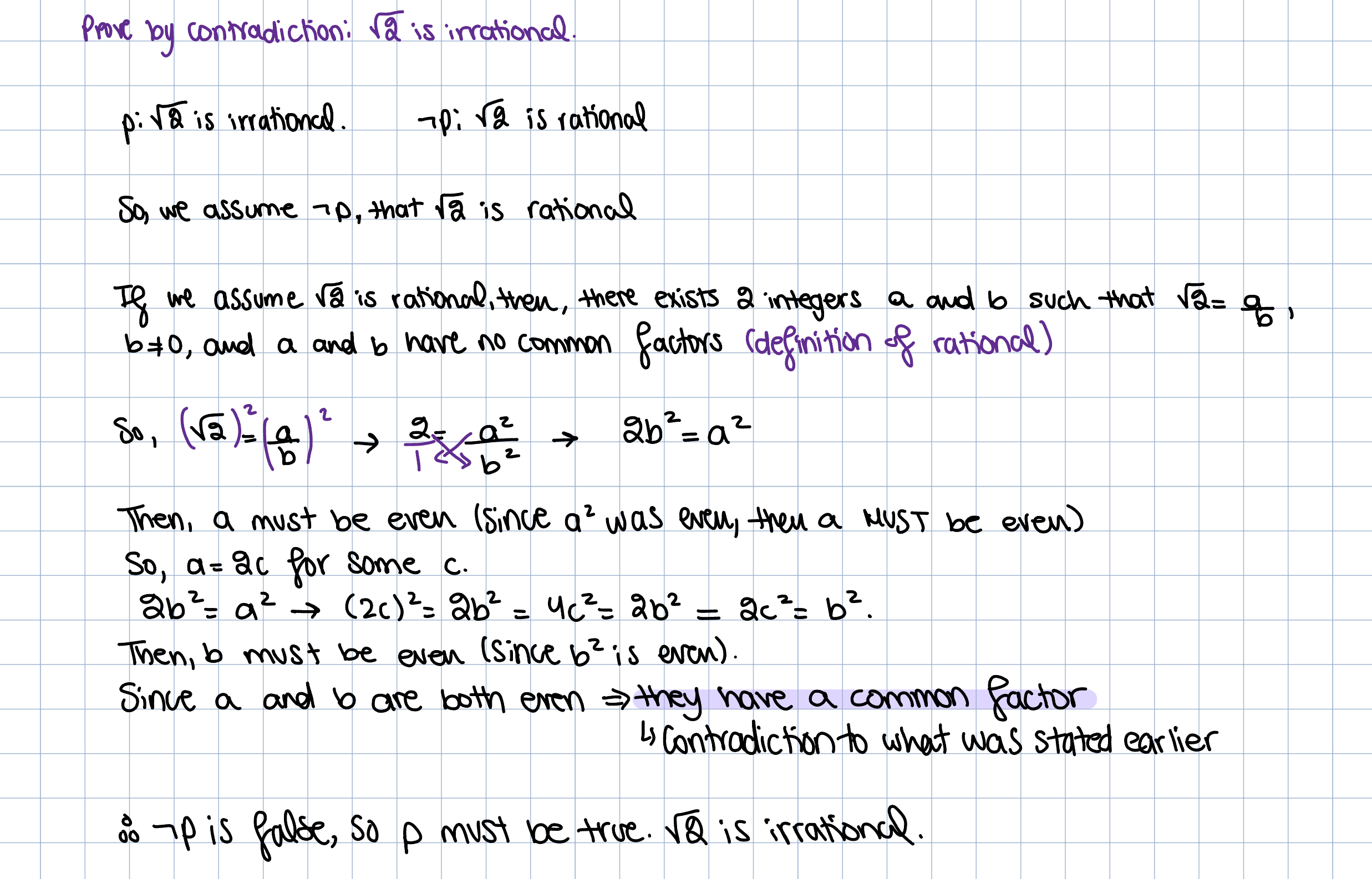 ProofByContradictionExample1